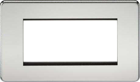 4G Modular Faceplate - Polished Chrome