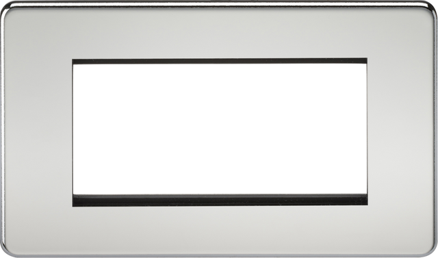 4G Modular Faceplate - Polished Chrome