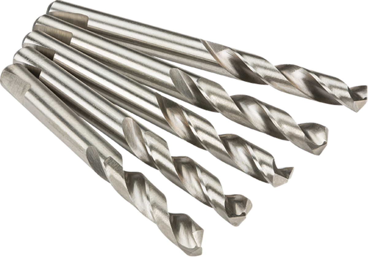 Knightsbridge Pack of 5 Arbor Drill Bits 6.35mm x 75mm