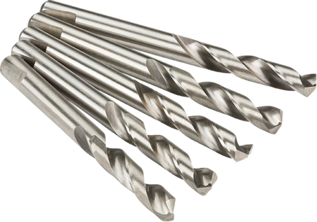 Knightsbridge Pack of 5 Arbor Drill Bits 6.35mm x 75mm