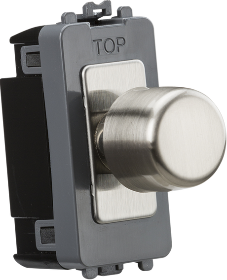 2-way 10-150W LED Intelligent Dimmer - Brushed Chrome