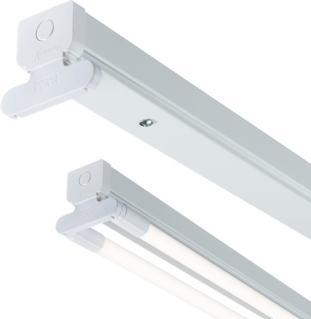 230V T8 Twin LED-Ready Batten Fitting 1225mm - Image 1