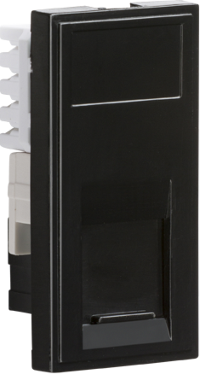 UTP CAT5E RJ45 Outlet Module - Black
