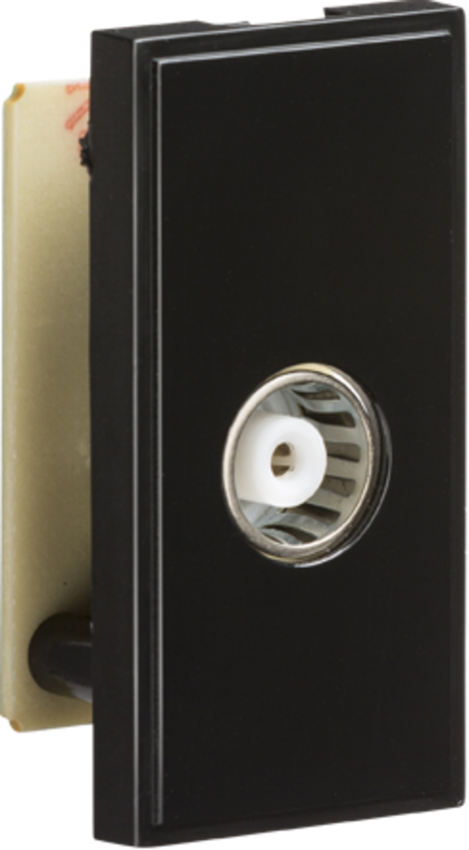TV Outlet Module PCB - Black, Certified to BS 5733