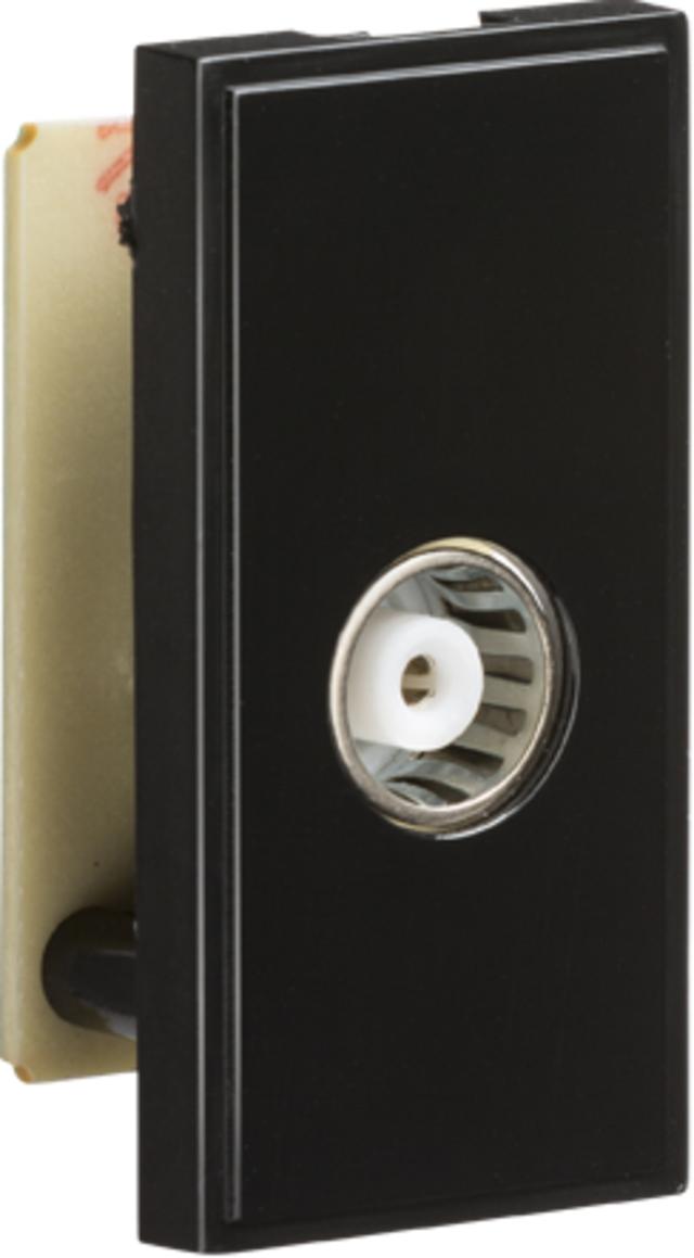 TV Outlet Module PCB - Black, Certified to BS 5733