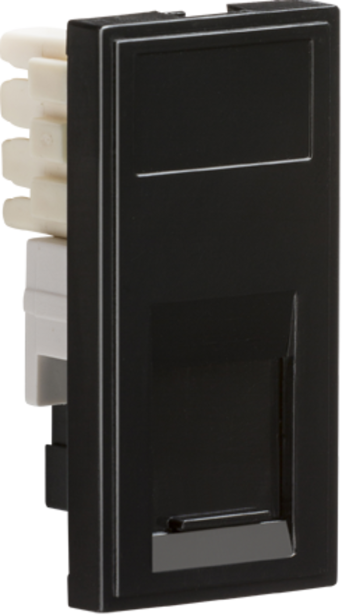 RJ11 Outlet Module 25 x 50mm - Black