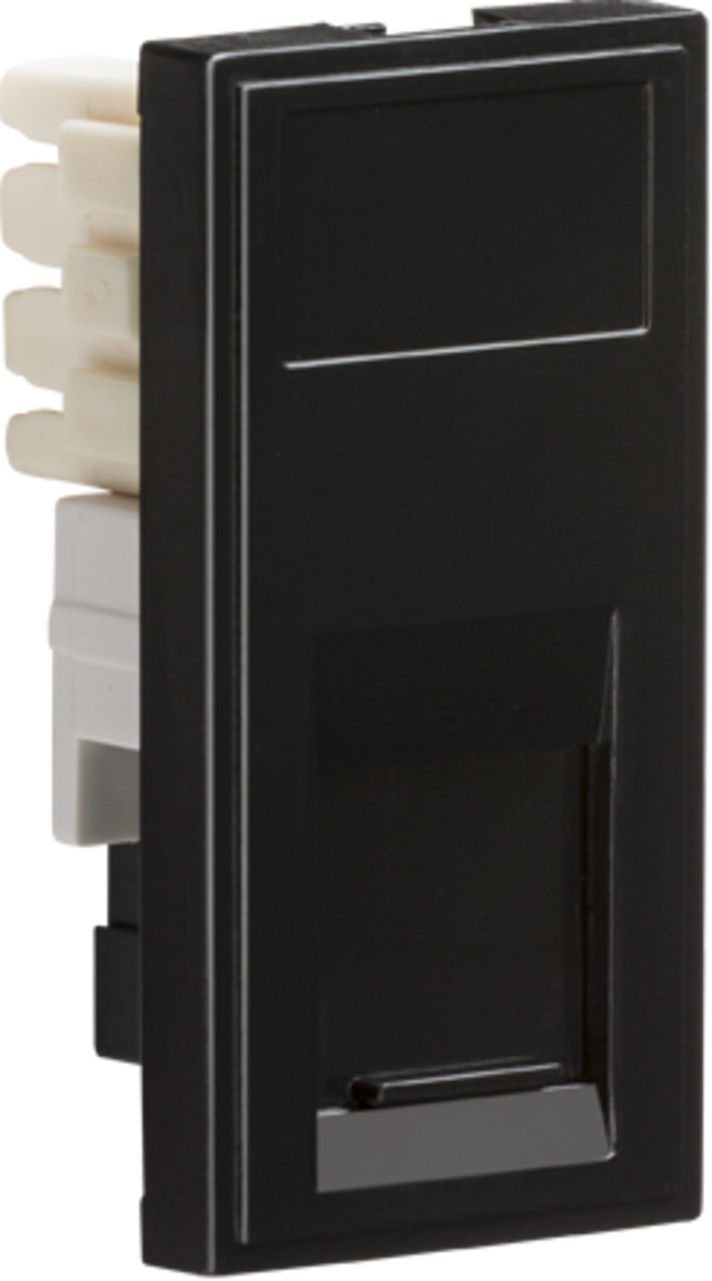 RJ11 Outlet Module 25 x 50mm - Black
