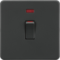 45A DP Switch with Neon Indicator - Anthracite