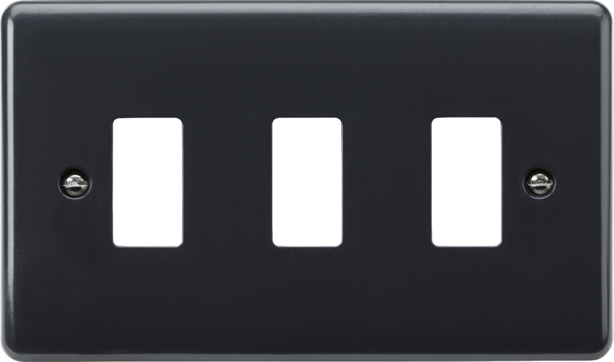 3G Grid Faceplate - Part M Compliant, Anthracite