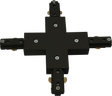 230V Track X-connector - Black