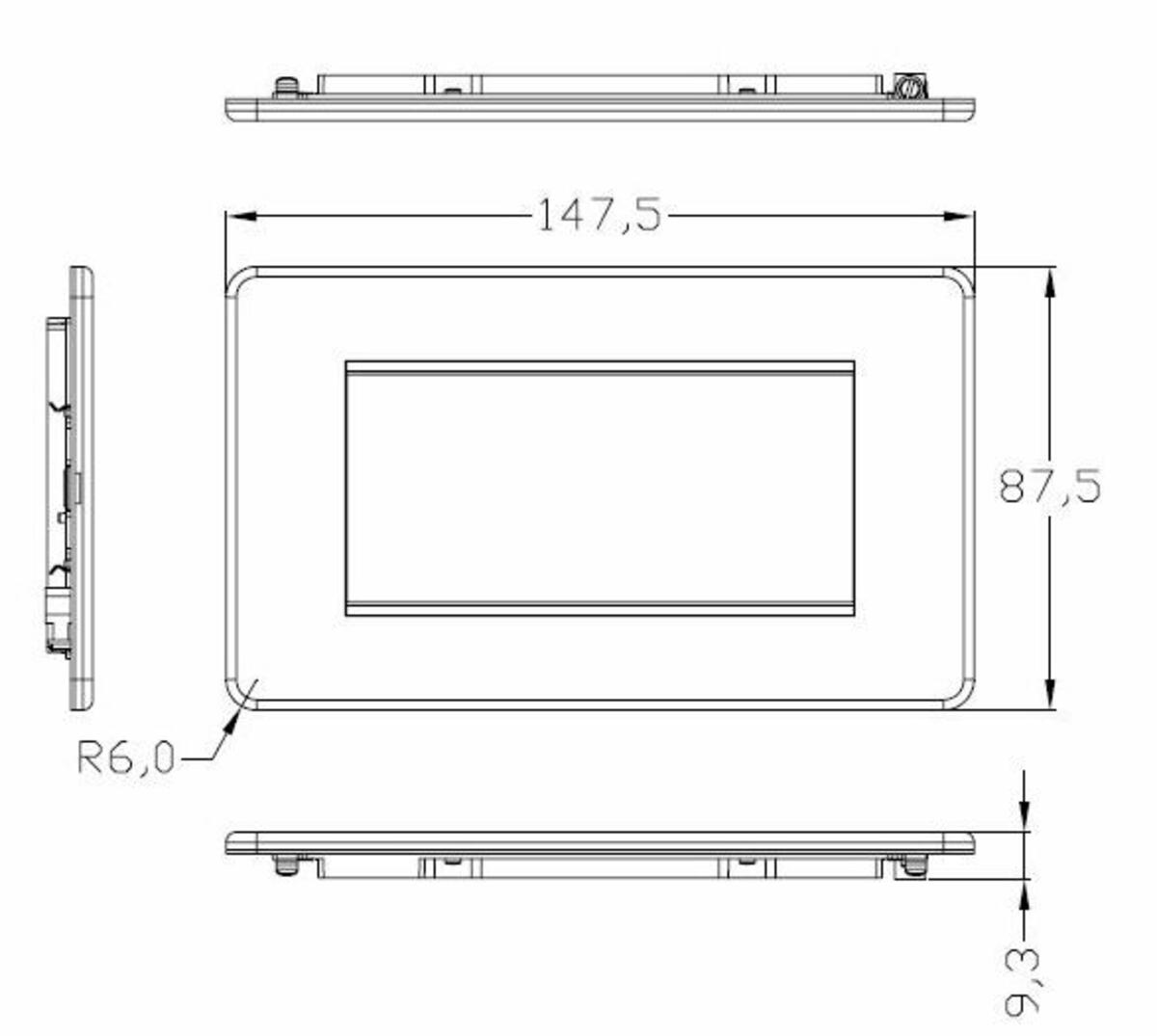 4G Modular Faceplate - Alternative View