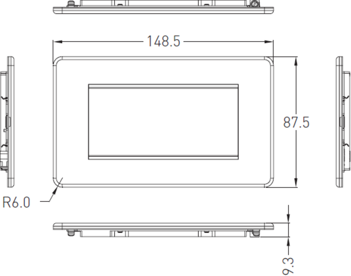 4G Modular Faceplate Installation Image