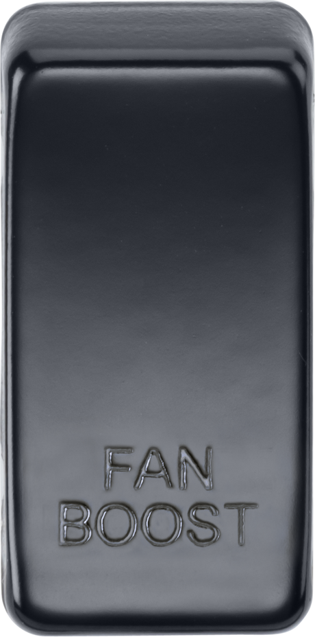 Switch Cover Marked FAN BOOST - Matt Black