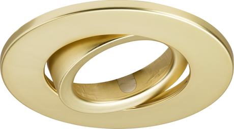 Tilt Bezel for SpektroLED IP65 Downlight - Polished Brass