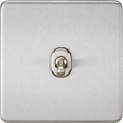 Brushed Chrome 10AX 1G Intermediate Toggle Switch