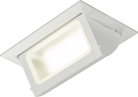 230V 40W Recessed LED Rectangular Wallwasher with adjustable tilt
