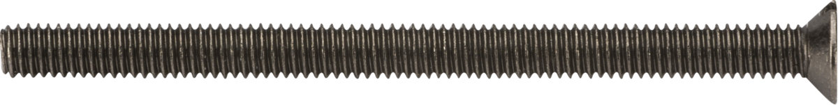 M3.5 x 50mm Flat-Head Countersunk Electrical Socket Screw - Black