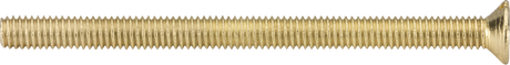 M3.5 x 50mm Flat-Head Countersunk Electrical Socket Screw - Brass