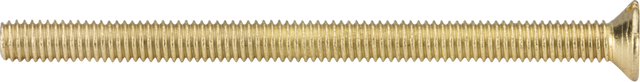 M3.5 x 50mm Flat-Head Countersunk Electrical Socket Screw - Brass