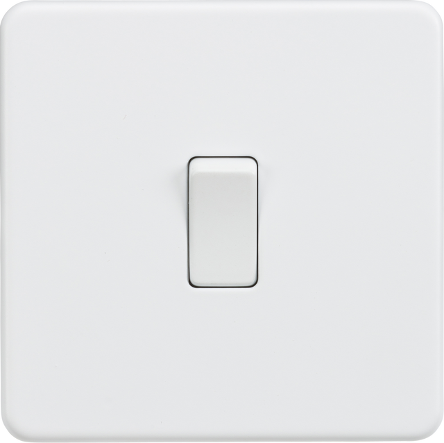 10AX 1G 2-way Switch - Matt White by ML Accessories