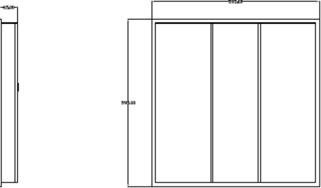 Compact Design of EL6060 Troffer Panel