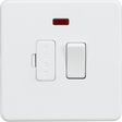 13A Switched Fused Spur Unit with Neon - Matt White
