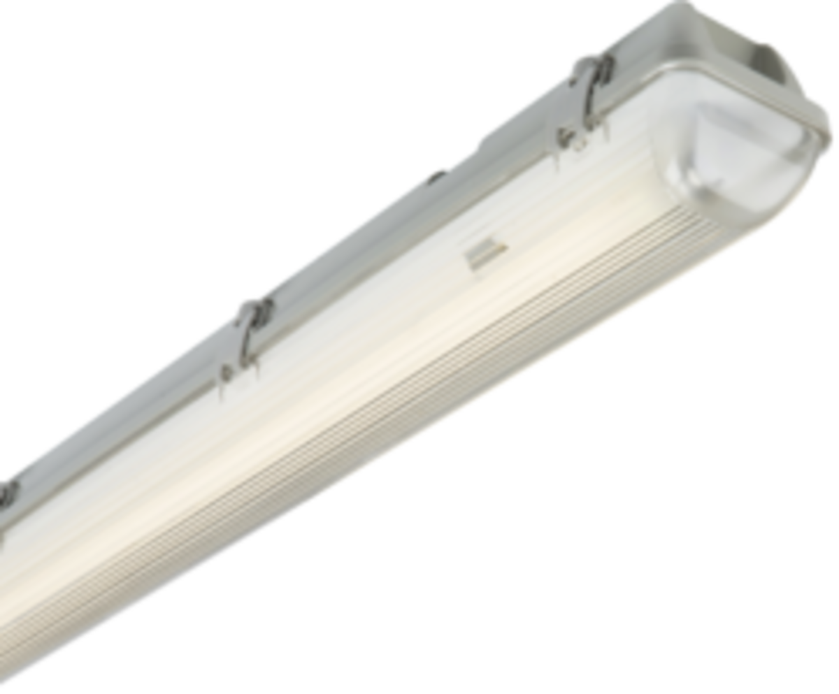 230V IP65 T8 Single LED Ready Anti Corrosive Fitting (2ft) - Image 1