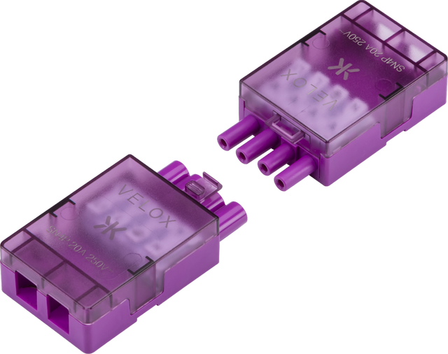VELOX 20A 4-Pin Lighting Connector