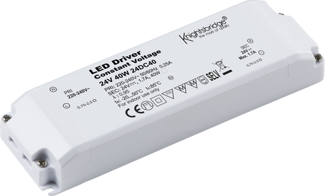 IP20 24V DC 40W LED Driver - Constant Voltage
