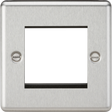 2G Modular Faceplate - Brushed Chrome