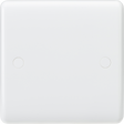 Knightsbridge 1G Blanking Plate - White, Curved Edge