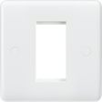 Knightsbridge 1G Modular Faceplate - White