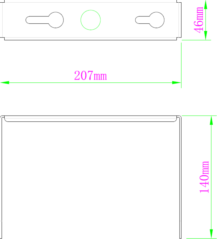 Alternative image of Surface Mounted Bracket for POTHB1