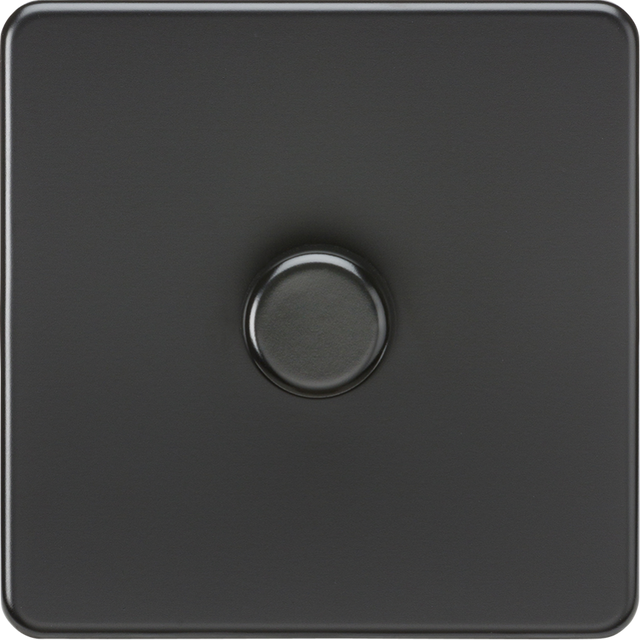 1G 2-way Intelligent Dimmer - Matt Black