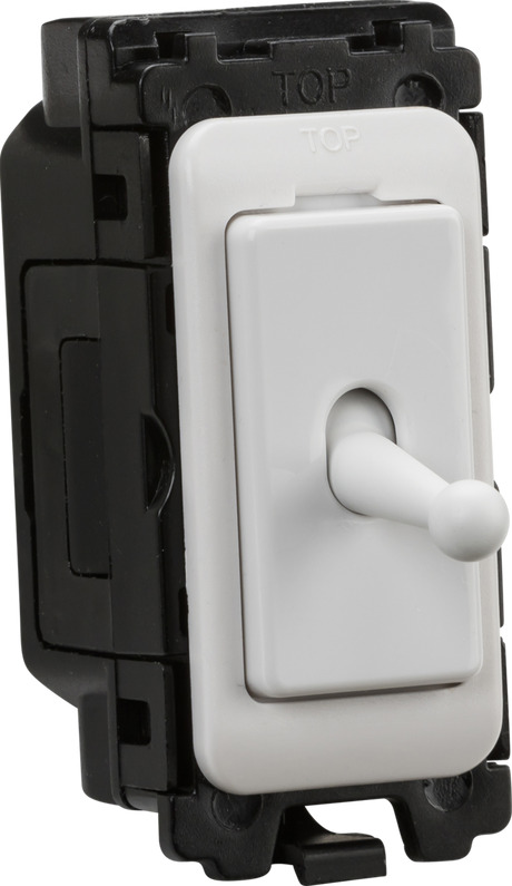 20AX Intermediate Toggle Switch Module - White, 20A, Double Pole