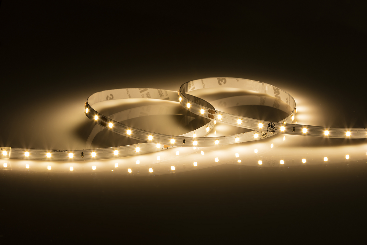 Knightsbridge 24V IP20 LED Flex Warm White 3000K (1 Metre) on display