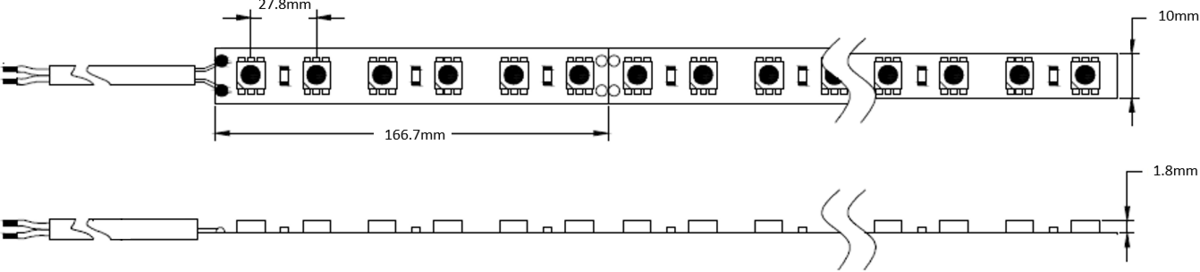 Knightsbridge 24V IP20 LED Flex RGB Strip Long View