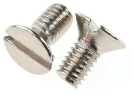 M3 x 6mm Nickel Plated Grid Faceplate Screw