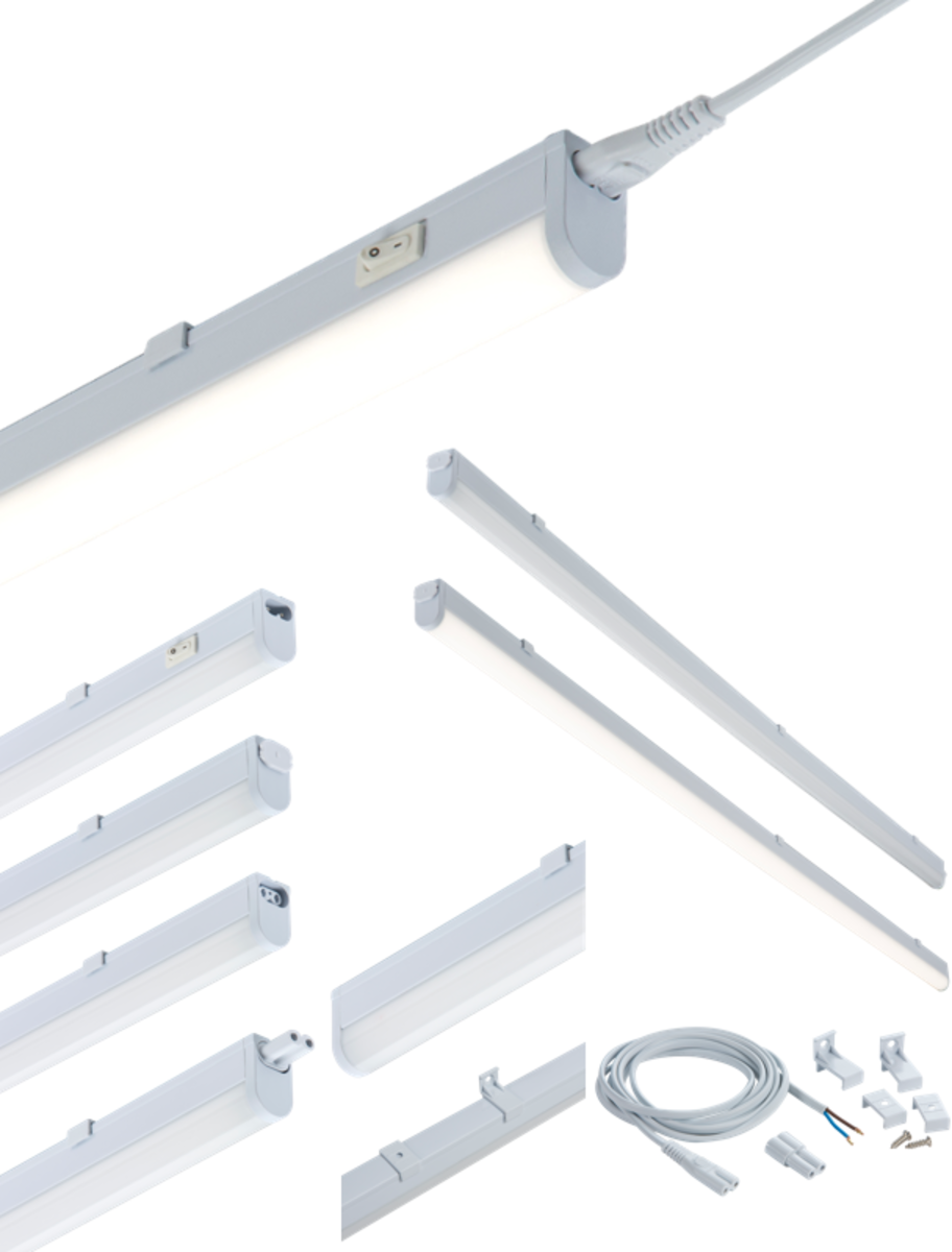230V 4W LED Linkable Striplight 4000K - Image 1