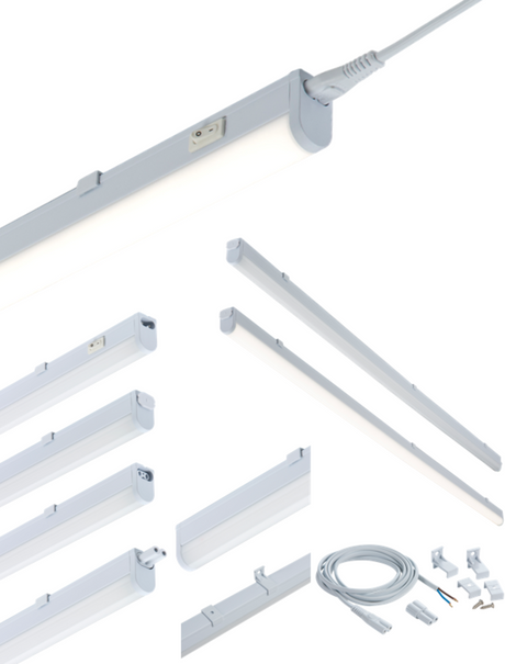 230V 4W LED Linkable Striplight 4000K - Image 1