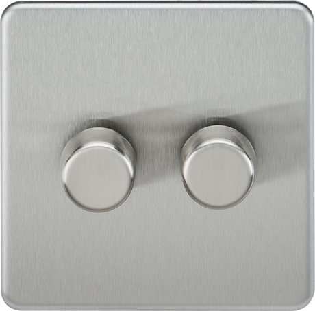 2G 2-way Intelligent Dimmer - Brushed Chrome