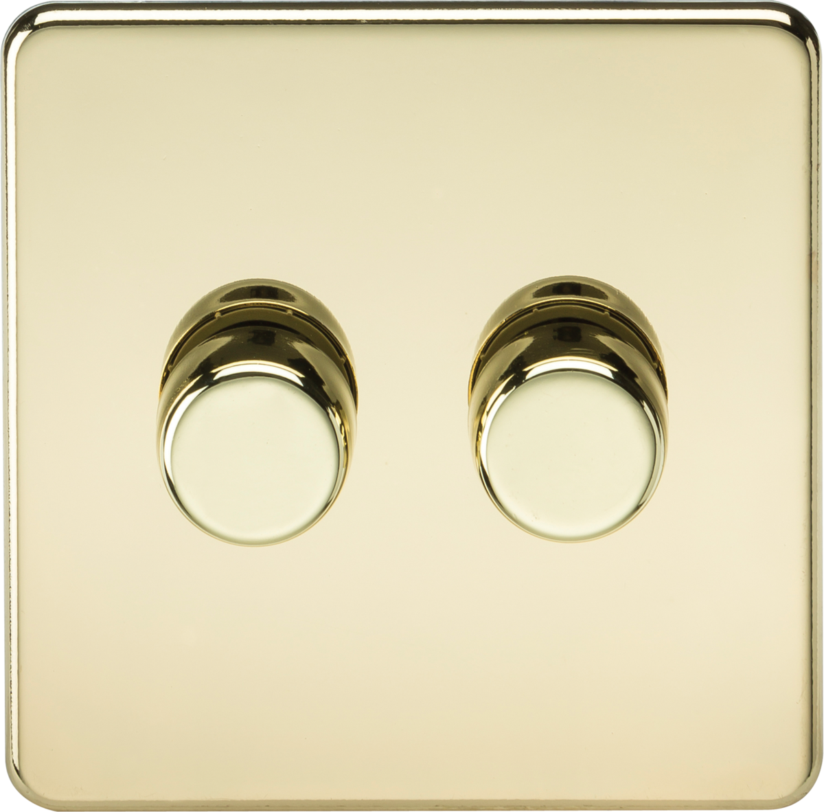 Polished Brass 2G 2-Way Intelligent Dimmer SF2192PB