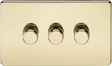3G 2-way Intelligent Dimmer - Polished Brass