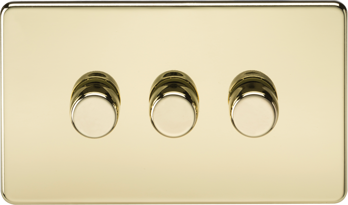 3G 2-way Intelligent Dimmer - Polished Brass