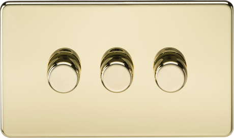 3G 2-way Intelligent Dimmer - Polished Brass