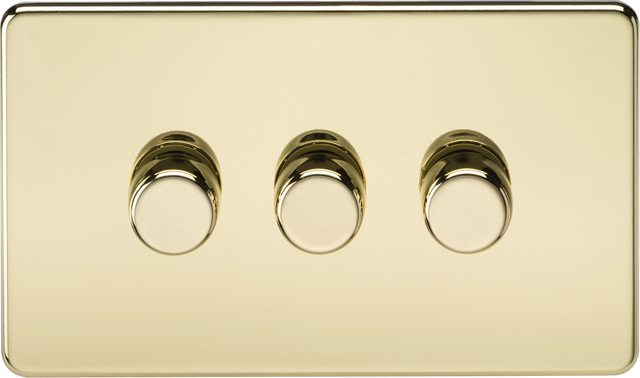 3G 2-way Intelligent Dimmer - Polished Brass