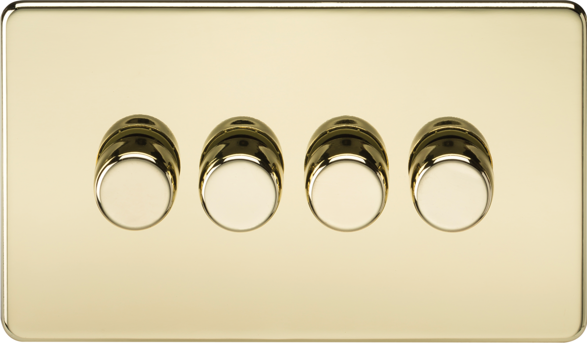 ML Accessories Intelligent Dimmer 4G 2-Way 10-200W LED Polished Brass