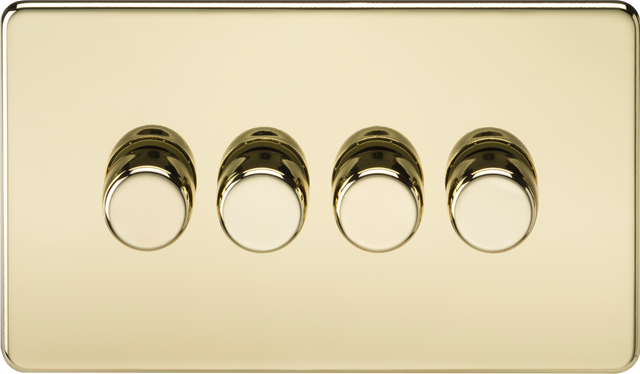 ML Accessories Intelligent Dimmer 4G 2-Way 10-200W LED Polished Brass