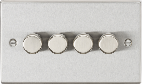 4G 2-way 10-200W Intelligent Dimmer - Brushed Chrome