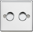 2G 2-way Intelligent Dimmer - Polished Chrome